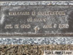 William D Culpepper