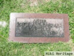 Marie Ann Barnard Hertzler