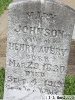 Mary Johnson Avery