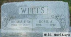 Doris A Witts