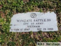 Wingate Battle, Iii