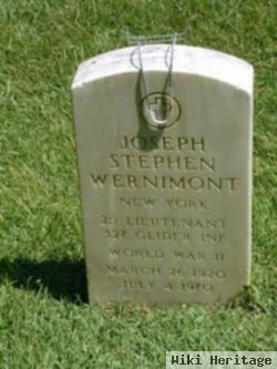 Lieut Joseph Stephen Wernimont