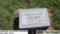 Martha Ann Allen Brown