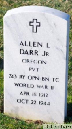 Pvt Allen Lynn Darr, Jr