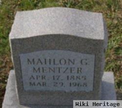 Mahlon G Mentzer