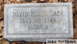 David Elmer Baer