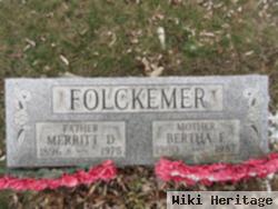 Bertha E Miller Folckemer