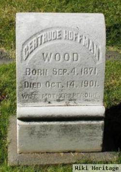 Alice Gertrude "gertrude" Hoffman Wood