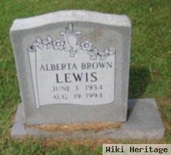 Alberta Brown Lewis