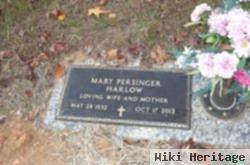 Mary Madeline "mickie" Persinger Harlow