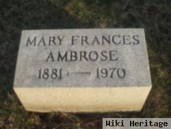 Mary Frances Ambrose