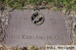 Annie Kirkland Mccarty