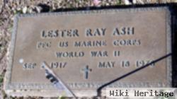 Pfc Lester Ray Ash