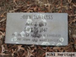 John Milton Loveless, Jr