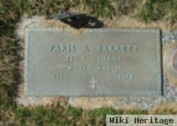 Paris A. Barrett