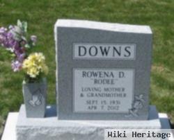 Rowena D. "rodee" Delp Downs