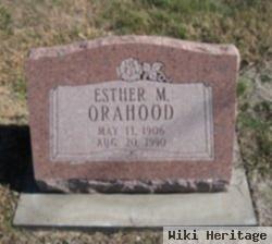 Esther M. Orahood
