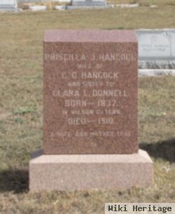 Priscilla J. Donnell Hancock