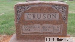 George W Cruson