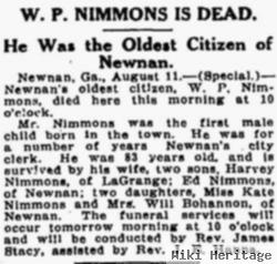 William Potts Nimmons