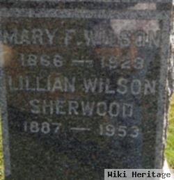 Lillian F. Wilson Sherwood