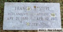 Frances E. Sterl