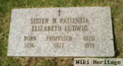 Sr M. Patientia (Elizabeth) Ludwig