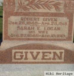 Sarah E. Logan Given