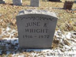 June K. Wright