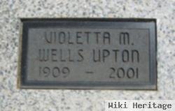 Violetta M. Wells Upton