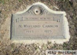 N Wayland Cannon