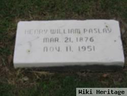 Henry William Paslay