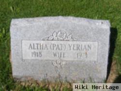 Altha Pat Yerian