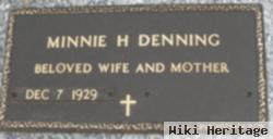 Minnie H Denning