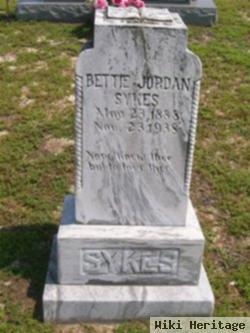 Elizabeth "bettie" Jordan Sykes