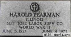 Harold W Pearman