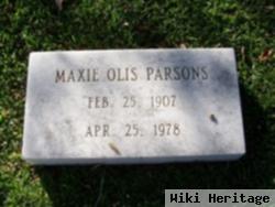 Maxie Olis Parsons