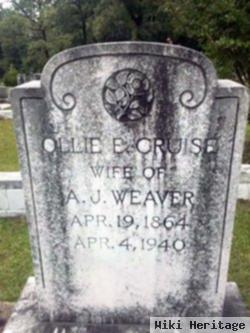 Ollie E. Cruise Weaver