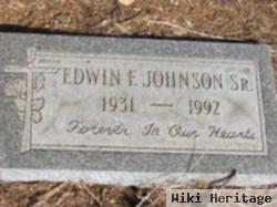 Edwin F Johnson, Sr