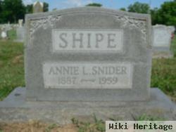 Annie L Halterman Shipe