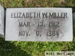 Elizabeth W Miller