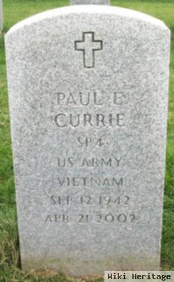 Paul Ervine Currie