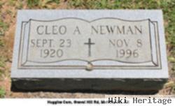 Cleo A Newman