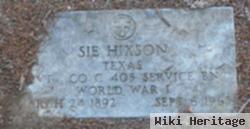 Pvt Sie Hixson