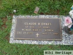 Claude B Dykes