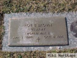 Roy Elbert Brown