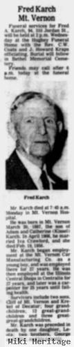 Frederick Albert Karch