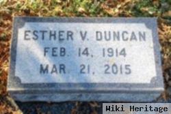 Esther V Merrick Duncan