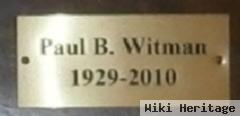 Paul B Witman