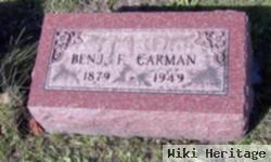 Benjamin Frank Carman, Sr